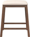 vidaXL - Barstoelen - met - kussens - 2 - st - massief - hout - rubber - bruin