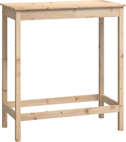 vidaXL - Bartafel - 100x50x110 - cm - massief - grenenhout