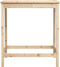 vidaXL - Bartafel - 100x50x110 - cm - massief - grenenhout