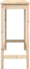 vidaXL - Bartafel - 100x50x110 - cm - massief - grenenhout