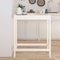 vidaXL - Bartafel - 100x50x110 - cm - massief - grenenhout - wit