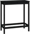 vidaXL - Bartafel - 100x50x110 - cm - massief - grenenhout - zwart