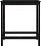 vidaXL - Bartafel - 100x50x110 - cm - massief - grenenhout - zwart