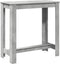 vidaXL - Bartafel - 102x50x103,5 - cm - bewerkt - hout - betongrijs