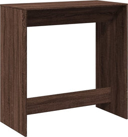 vidaXL - Bartafel - 102x50x103,5 - cm - bewerkt - hout - bruin - eikenkleur