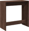 vidaXL - Bartafel - 102x50x103,5 - cm - bewerkt - hout - bruin - eikenkleur
