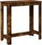 vidaXL - Bartafel - 102x50x103,5 - cm - bewerkt - hout - gerookt - eikenkleurig