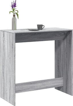 vidaXL - Bartafel - 102x50x103,5 - cm - bewerkt - hout - grijs - sonoma - eikenkleur