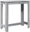 vidaXL - Bartafel - 102x50x103,5 - cm - bewerkt - hout - grijs - sonoma - eikenkleurig