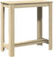 vidaXL - Bartafel - 102x50x103,5 - cm - bewerkt - hout - sonoma - eikenkleurig
