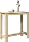 vidaXL - Bartafel - 102x50x103,5 - cm - bewerkt - hout - sonoma - eikenkleurig