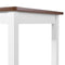 vidaXL - Bartafel - 108x60x91 - cm - massief - hout