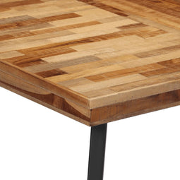vidaXL - Bartafel - 110x55x105 - cm - massief - teakhout