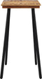 vidaXL - Bartafel - 110x55x105 - cm - massief - teakhout