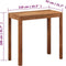 vidaXL - Bartafel - 110x55x106 - cm - massief - acaciahout - met - honingafwerking