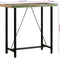 vidaXL - Bartafel - 110x55x107 - cm - massief - gerecycled - hout - en - ijzer