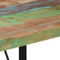vidaXL - Bartafel - 110x55x107 - cm - massief - gerecycled - hout - en - ijzer