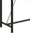 vidaXL - Bartafel - 110x55x107 - cm - massief - mangohout - en - ijzer