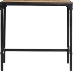 vidaXL - Bartafel - 110x55x107 - cm - massief - ruw - mangohout