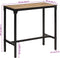 vidaXL - Bartafel - 110x55x107 - cm - massief - ruw - mangohout
