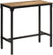 vidaXL - Bartafel - 110x55x107 - cm - massief - ruw - mangohout