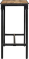 vidaXL - Bartafel - 110x55x107 - cm - massief - ruw - mangohout