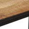 vidaXL - Bartafel - 110x55x107 - cm - massief - ruw - mangohout