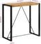vidaXL - Bartafel - 110x55x110 - cm - massief - ruw - mangohout