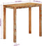 vidaXL - Bartafel - 112x55x108 - cm - gerecycled - massief - mangohout