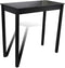 vidaXL - Bartafel - 115x55x107 - cm - MDF - zwart