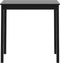 vidaXL - Bartafel - 115x55x107 - cm - MDF - zwart