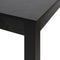 vidaXL - Bartafel - 115x55x107 - cm - MDF - zwart
