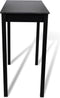 vidaXL - Bartafel - 115x55x107 - cm - MDF - zwart
