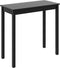 vidaXL - Bartafel - 115x55x107 - cm - MDF - zwart