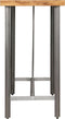 vidaXL - Bartafel - 120x58x106 - cm - massief - gerecycled - teakhout