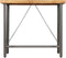 vidaXL - Bartafel - 120x58x106 - cm - massief - gerecycled - teakhout