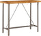 vidaXL - Bartafel - 120x58x106 - cm - massief - gerecycled - teakhout