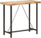 vidaXL - Bartafel - 120x58x107 - cm - ruw - mangohout
