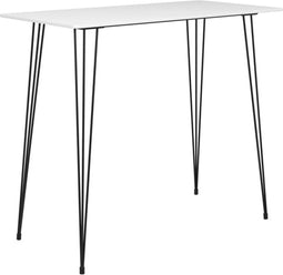 vidaXL - Bartafel - 120x60x105 - cm - wit
