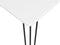 vidaXL - Bartafel - 120x60x105 - cm - wit