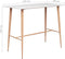 vidaXL - Bartafel - 120x60x105 - cm - wit