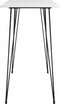 vidaXL - Bartafel - 120x60x105 - cm - wit