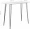 vidaXL - Bartafel - 120x60x105 - cm - wit