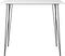 vidaXL - Bartafel - 120x60x105 - cm - wit