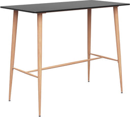 vidaXL - Bartafel - 120x60x105 - cm - zwart