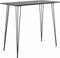 vidaXL - Bartafel - 120x60x105 - cm - zwart
