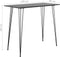 vidaXL - Bartafel - 120x60x105 - cm - zwart