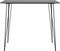 vidaXL - Bartafel - 120x60x105 - cm - zwart