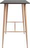 vidaXL - Bartafel - 120x60x105 - cm - zwart