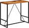 vidaXL - Bartafel - 120x60x106 - cm - massief - gerecycled - hout